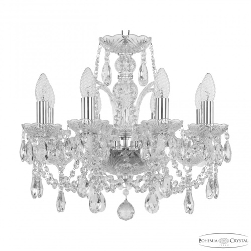 Люстра хрустальная 105/8/141 Ni Bohemia Ivele Crystal (Богемия Ивеле Кристалл)