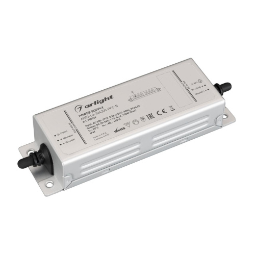 Блок питания ARPJ-LG-564200-PFC-B (150W, 25-56V, 1.78-4.2A) Arlight 057529 Блок питания ARPJ-LG-564200-PFC-B (150W, 25-56V, 1.78-4.2A) Arlight 057529