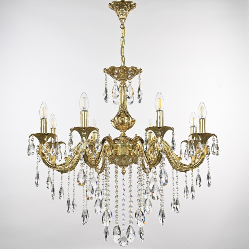 Люстра с хрустальными подвесками AL79101/8/250 B G Bohemia Ivele Crystal (Богемия Ивеле Кристалл) фото 5
