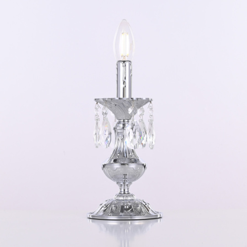 Настольная лампа AL77200L/1-25 Ni Bohemia Ivele Crystal (Богемия Ивеле Кристалл) фото 2