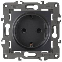 Розетка ЭРА Elegance 2P E Schuko со шторками 16A 250V 14-2102-05 Б0034276