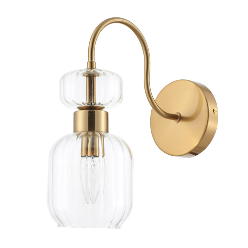 Настенный светильник Escada 1141/1A E14*60W Antigue copper/Clear фото 2