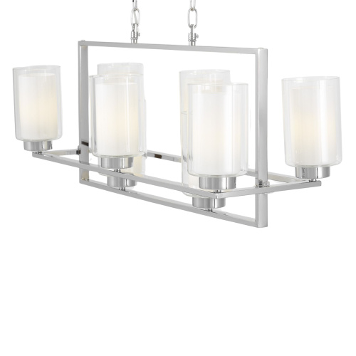 Подвесной светильник Lumina Deco Lino LDP 1239-8 CHR фото 4