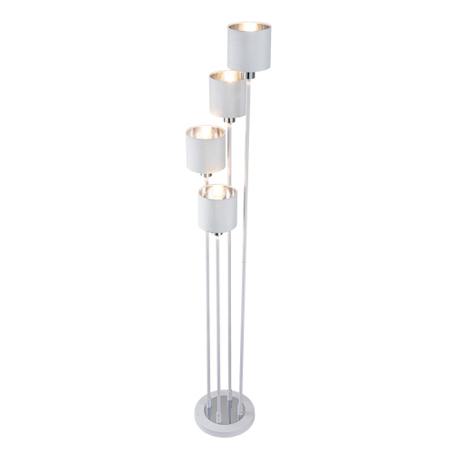 Напольный светильник Escada 1109/4 E14*40W White/Silver фото 3 Напольный светильник Escada 1109/4 E14*40W White/Silver фото 3
