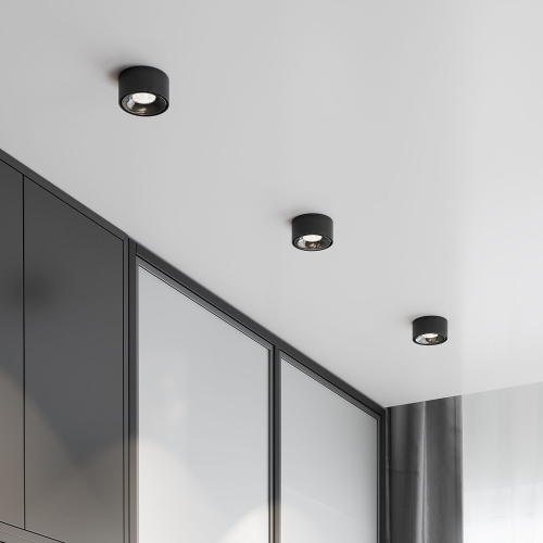 Светильник встраиваемый светодиодный Glam черный 25095/LED фото 2