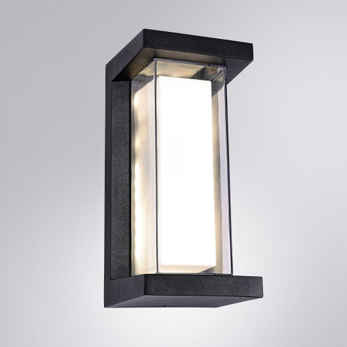 Уличный настенный светодиодный светильник Arte Lamp Ulysses A8510AL-1BK фото 2