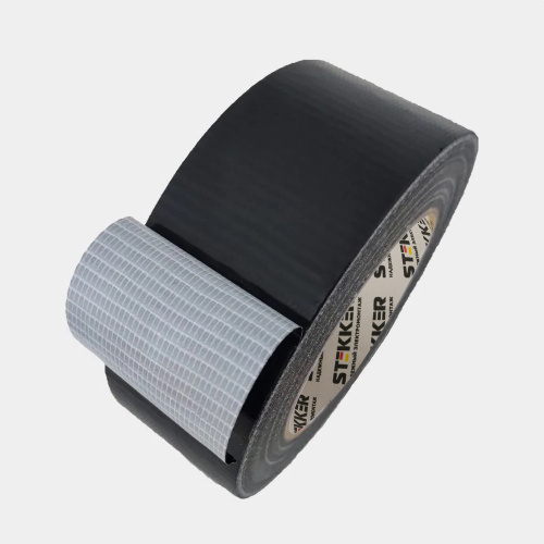 Армированная клейкая лента STEKKER INTP4-01748-40 0,17*48 мм, 40м, на тканевой основе, черный фото 4