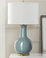 Бирюзовая настольная лампа "Майло"