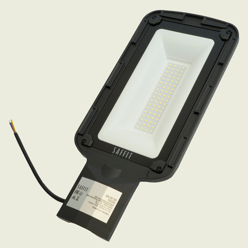 Светодиодный уличный консольный светильник SAFFIT SSL10-50 50W 5000K 230V, черный фото 8