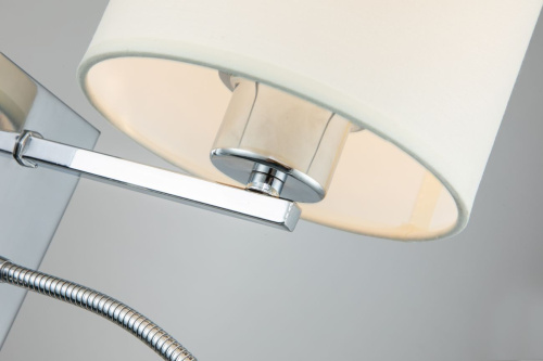 Настенный светильник Escada 552/A LED*1W+E27*60W Chrome/White фото 5
