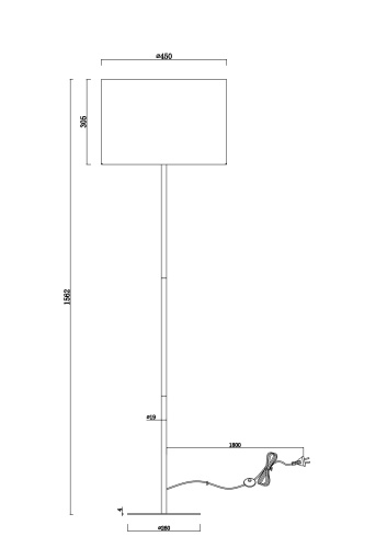 Торшер Moderli V11007-F Gingko фото 4