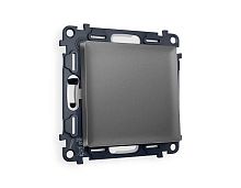 Комплект механизма 1-кл перекрестного выключателя AMBRELLA VOLT ALFA Антрацит серый QUANT (AP6510, VM112) MA651030