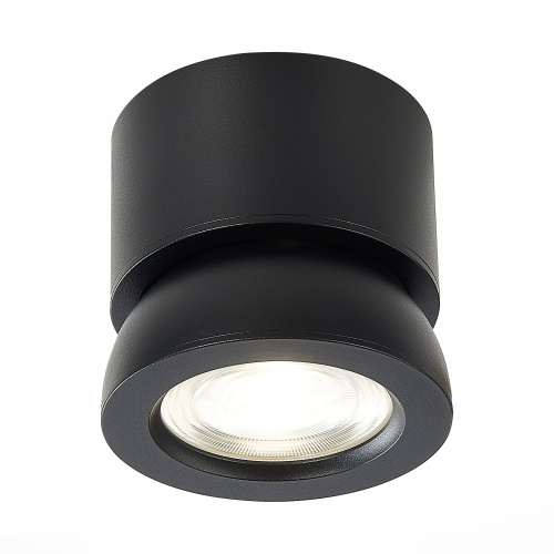ST654.442.10 Светильник потолочный Черный LED 1*10W 4000K 850Lm Ra>90 38° IP20 D95xH96 180-240V Накладные светильники фото 3