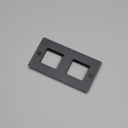 Рамка 2G smoked brionze