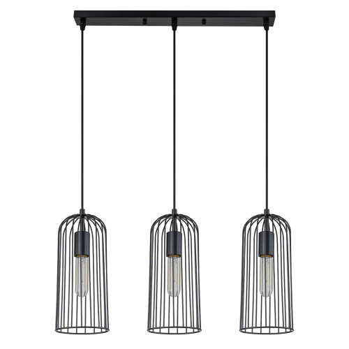Подвесной светильник Escada 10198/3S E27*60W Black фото 2
