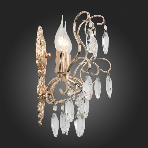 SL846.201.02 Бра ST-Luce Золотистый/Прозрачный E14 2*40W ORECCHINI фото 9