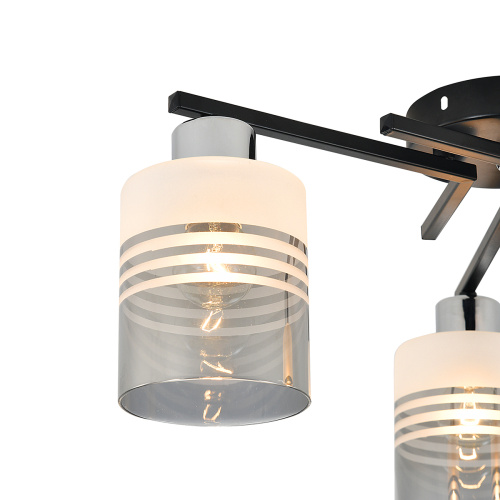 Потолочный светильник Escada 1132/3P E27*60W Black/Chrome фото 3