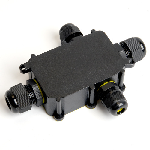 Коробка распределительная STEKKER LD524 ,  водонепроницаемая на 4 выхода, 450V, 140х100х36, черный фото 7