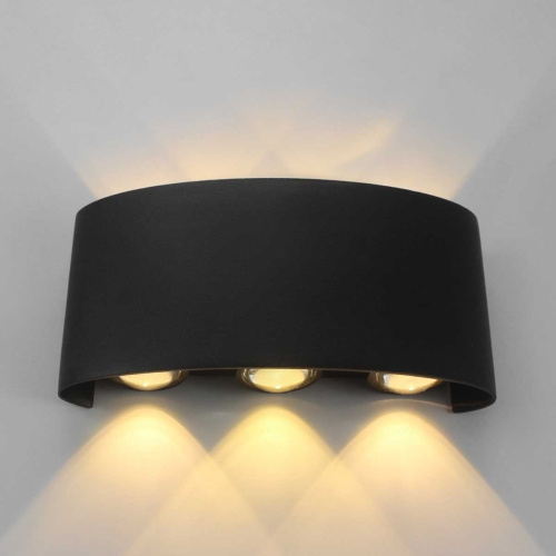 Уличный настенный светильник ЭРА Pictor WL57-6 BK Б0064529 фото 8