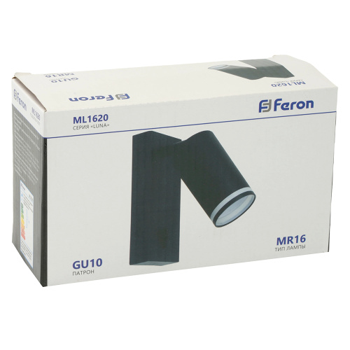 Светильник Feron ML1620 LUNA 35W, 230V, GU10, чёрный фото 13