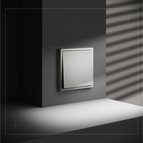 Перекрестный переключатель встраиваемый Voltum S70 одноклавишный 10А, (сталь) VLS010505 фото 3