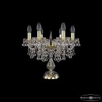 Настольная лампа хрустальная 1409L/6/141-39 G