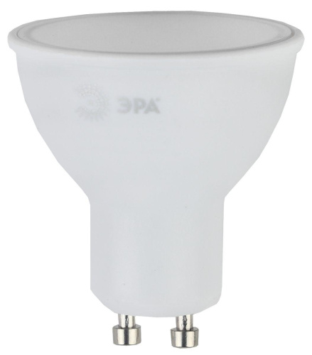 Лампа светодиодная ЭРА GU10 6W 6000K матовая LED MR16-6W-860-GU10 Б0049070 фото 2