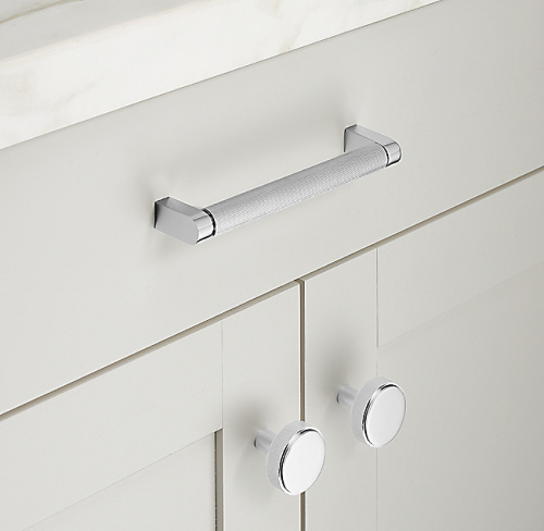 Ручка-скоба Lambeth Knurled L.20.3 Polished Chrome фото 2