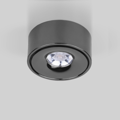 Накладной светодиодный светильник Glide черный жемчуг 25100/LED фото 3