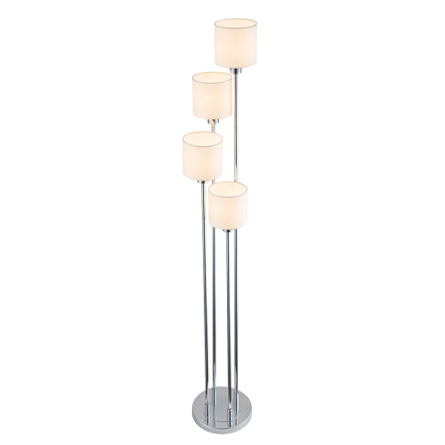 Напольный светильник Escada 1109/4 E14*40W Chrome/Beige фото 3 Напольный светильник Escada 1109/4 E14*40W Chrome/Beige фото 3