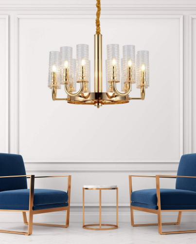 Подвесная люстра Lumina Deco Donatti LDP 8011-12 F.GD фото 2 Подвесная люстра Lumina Deco Donatti LDP 8011-12 F.GD фото 2