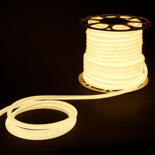Светодиодный гибкий неон 220 В 9.6 Вт/м 144 Led/м 2835 IP67, круглый дневной белый 4200 K, 50 м Гибкий неон 220V 9,6W 144Led 2835 IP67 круглый дневной белый, 50 м фото 4