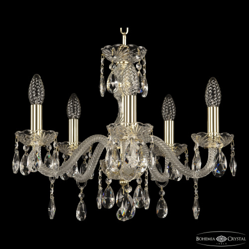 Люстра хрустальная 117/5/165 G Bohemia Ivele Crystal (Богемия Ивеле Кристалл) фото 2 Люстра хрустальная 117/5/165 G Bohemia Ivele Crystal (Богемия Ивеле Кристалл) фото 2