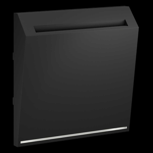 Накладка для выключателя карточного, S70 (графит) Voltum VLS002607