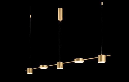 Светильник подвесной Crystal Lux TRISTAN SP5 L1200 GOLD фото 2