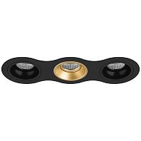 Комплект из светильников и рамки Lightstar Domino Round (214637+214607+214603+214607) D637070307