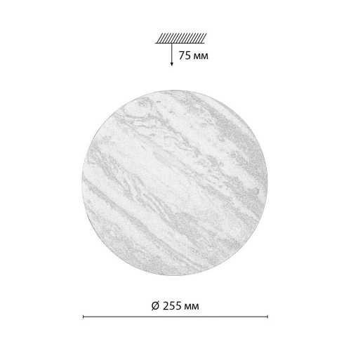 Настенно-потолочный светодиодный светильник Sonex Pale Jupiter 7724/AL фото 2