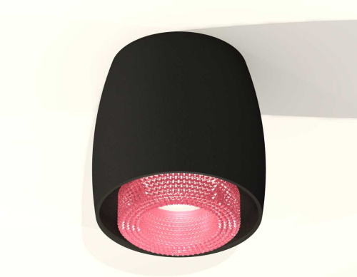 Комплект накладного светильника Ambrella light Techno Spot XS1142022 SBK/PI черный песок/розовый (C1142, N7193) фото 3