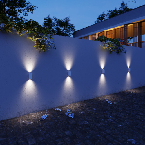 Настенный светодиодный светильник 35153/D белый фото 2