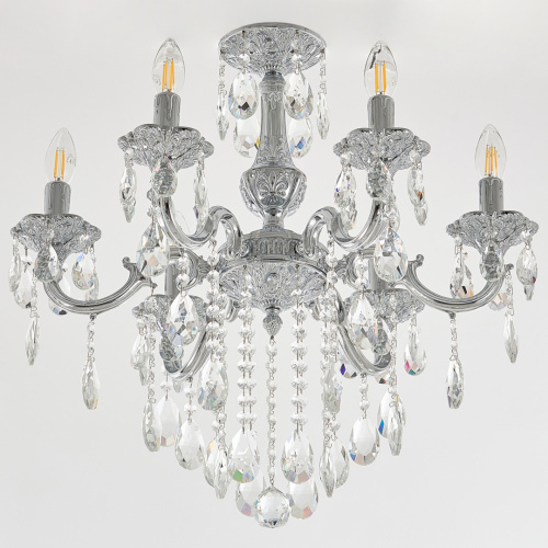 Люстра с хрустальными подвесками AL78101/6/175 B NW Bohemia Ivele Crystal (Богемия Ивеле Кристалл) фото 5