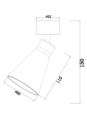 Потолочный светильник Technical C061CL-01B фото 2