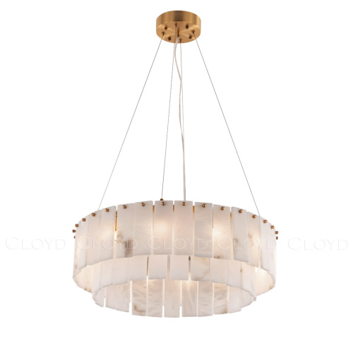Люстра Cloyd HERCULANUM-A C8 / Ø60 см - алебастр - латунь (арт.11155) фото 2