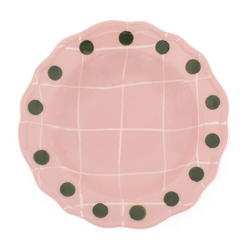 Глубокая тарелка Quadri Pink фото 2 Глубокая тарелка Quadri Pink фото 2