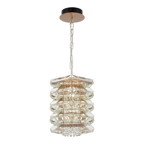 SL6137.203.01 Светильник подвесной ST-Luce медь/прозрачный E14 1*40W STROZZI фото 4