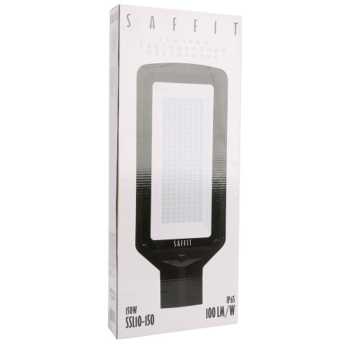 Светодиодный уличный консольный светильник SAFFIT SSL10-150 150W 5000K 230V, черный фото 12