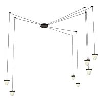 Подвесная светодиодная люстра Lussole Loft Littlerock LSP-7096