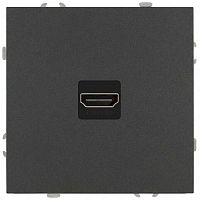 Розетка ЭРА Galaxy 15-3114-06 HDMI IP20 графит Б0070799