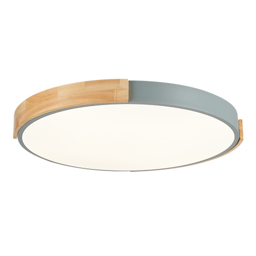 SLE201372-01 Светильник потолочный Серый, Светлое дерево/Белый LED 1*40W 3000K/4000K/6000K DELIA фото 2