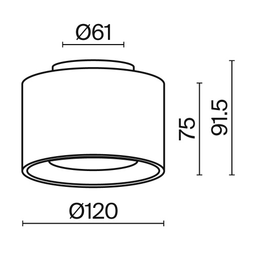 Потолочный светильник Technical C009CW-L16B фото 3