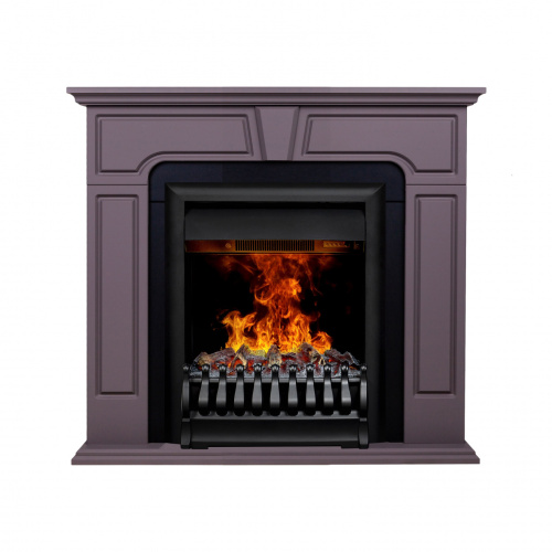 Электрокамин RealFlame Theodor GR грей софт с очагом Oregan 3D